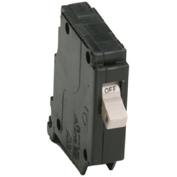 Circuit Breaker, CHF Series, 15A, 1 Pole, 120/240V AC, 10kA